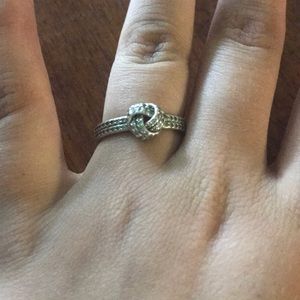 Pandora love knot ring